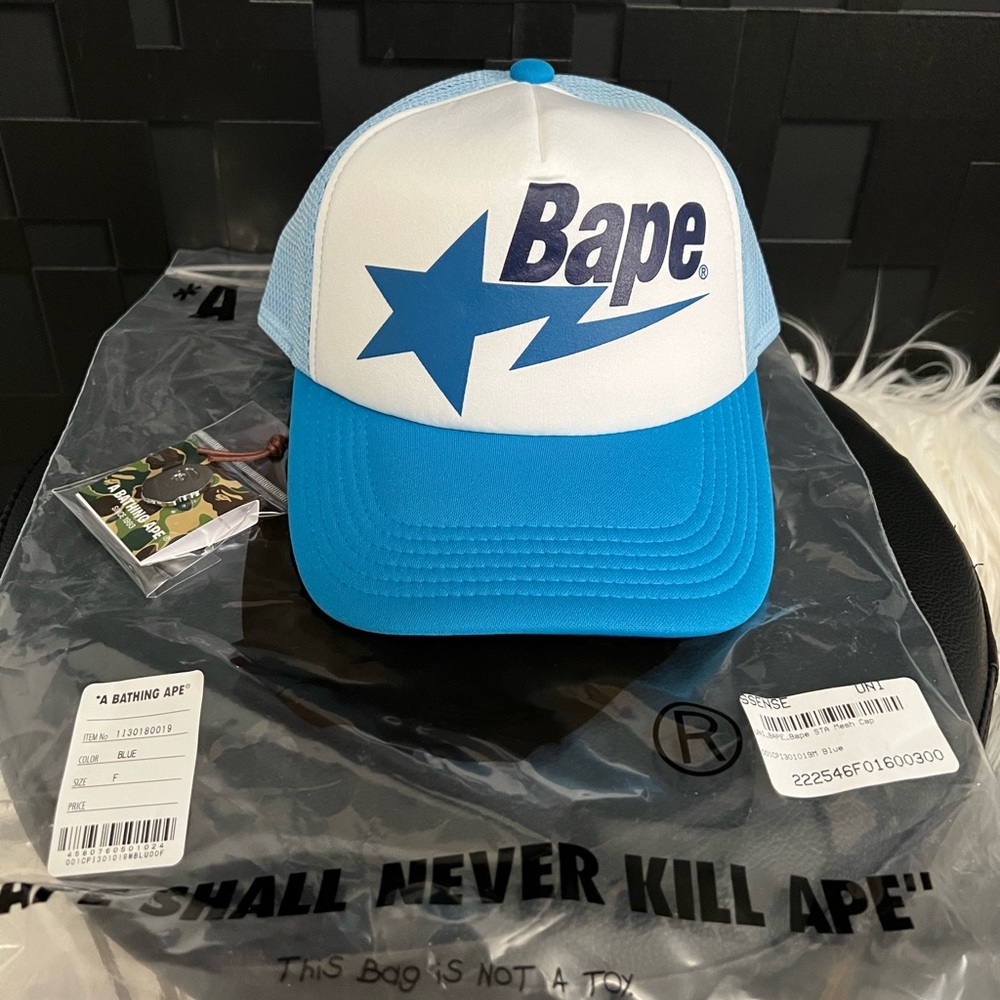 BAPE BATHING APE BASEBALL HAT - Picture 1 of 10